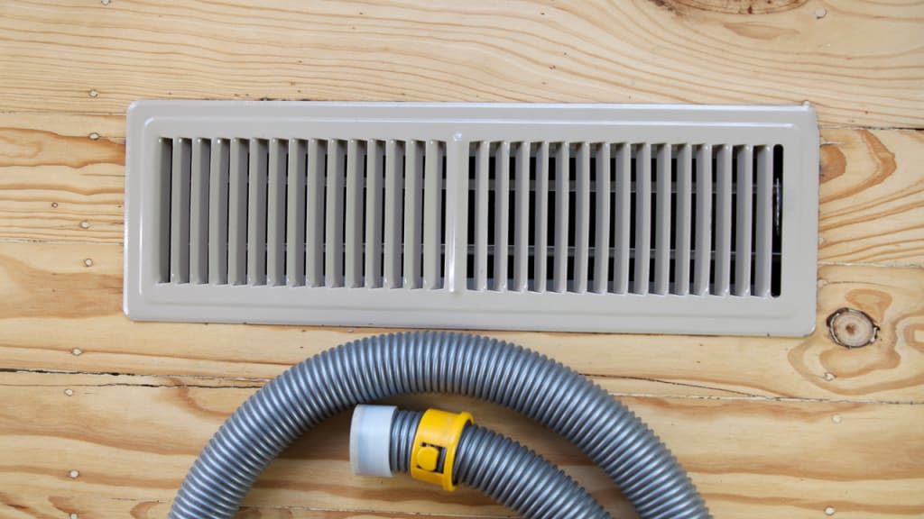 air coming out through the ventilation