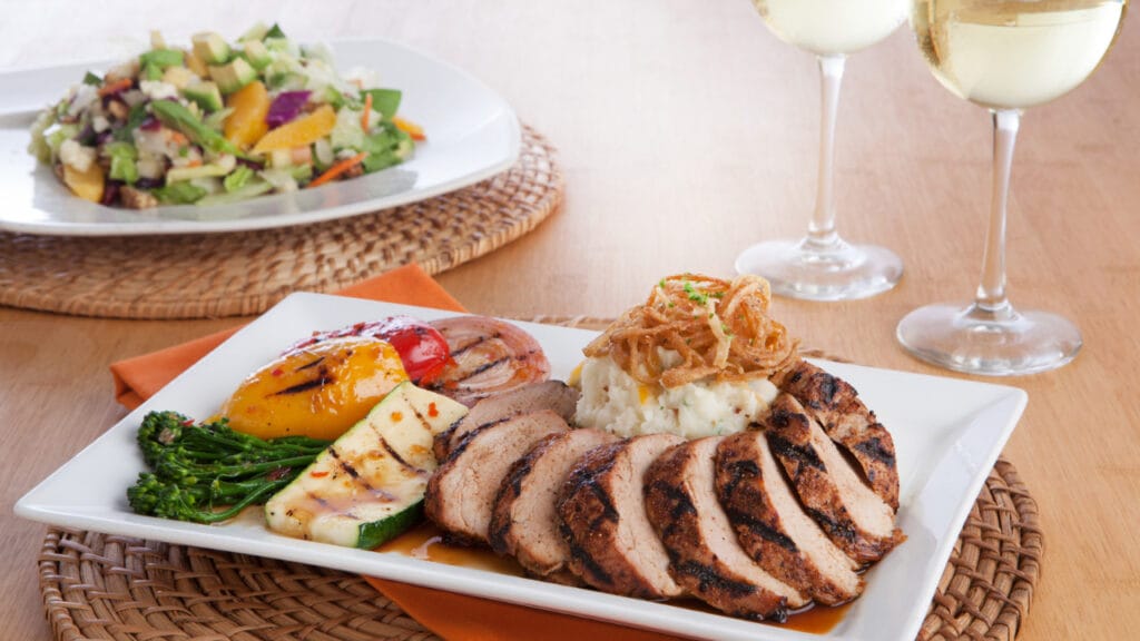 white wine with pork